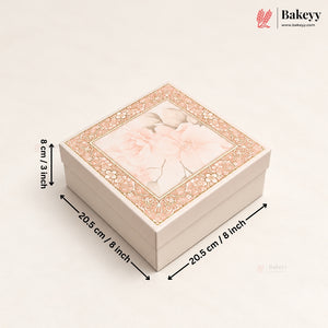 Floral Printed Rigid Hamper Box | 2 Designs | 3 Sizes | Pack of 1