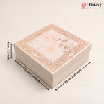 Floral Printed Rigid Hamper Box | 2 Designs | 3 Sizes | Pack of 1