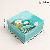 Floral Printed Rigid Hamper Box | 2 Designs | 3 Sizes | Pack of 1