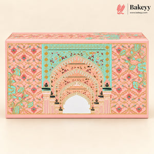 Embossed Rigid Hamper Box with 2 Glass Jars & Magnetic Closure | 2 Designs | Pack of 1