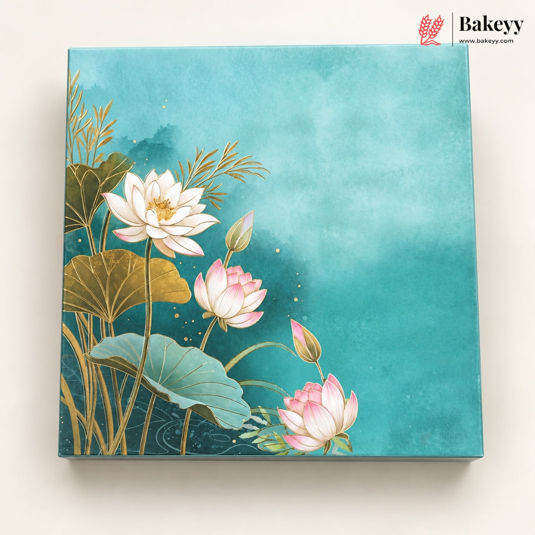 Floral Printed Rigid Hamper Box | 2 Designs | 3 Sizes | Pack of 1