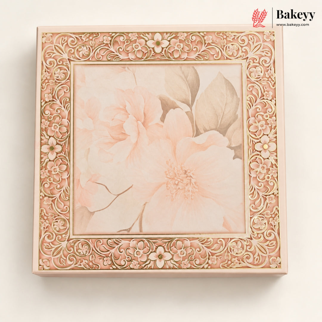 Floral Printed Rigid Hamper Box | 2 Designs | 3 Sizes | Pack of 1