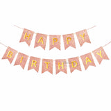 Happy Birthday Glitter Banner Decoration  Premium Party Bunting Set  Pack of 1