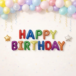 HappyBirthdayMulticolorFoilLetterBalloonBannerSetPartyDecorationPackof1_3 - Bakeyy.com