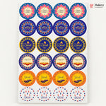 Happy Diwali Round Stickers | Pack of 5