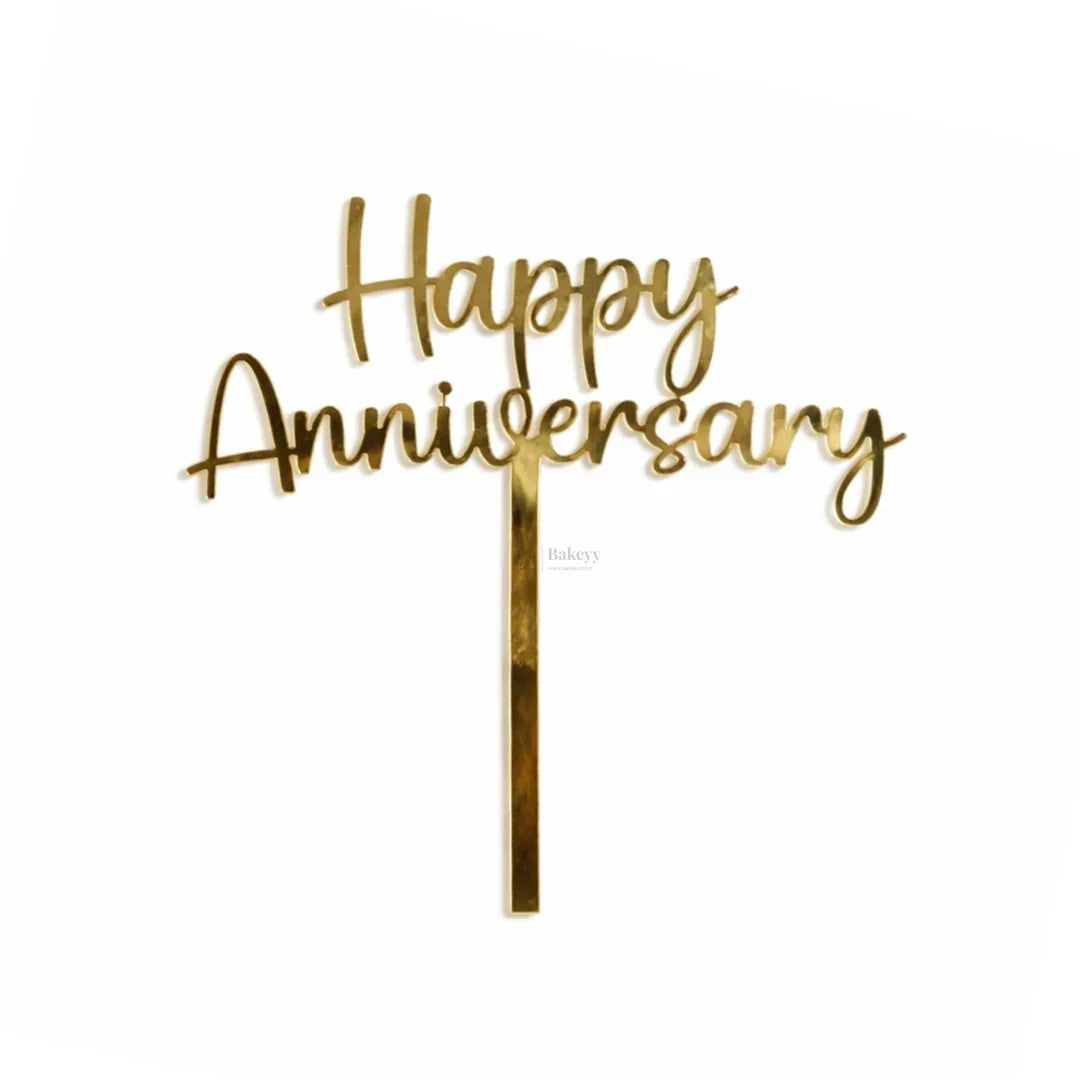 Happy_Anniversary_Acrylic_Cake_Topper_6 - Bakeyy.com