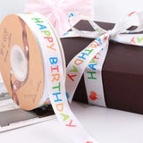 Happy Birthday Printed Decorative Ribbon Roll | Birthday Party Essential | Gift Decorations | Pack of 1 - Bakeyy.com - India - Happy Birthday Printed Decorative Ribbon Roll | Birthday Party Essential | Gift Decorations | Pack of 1 - Default Title 190.00