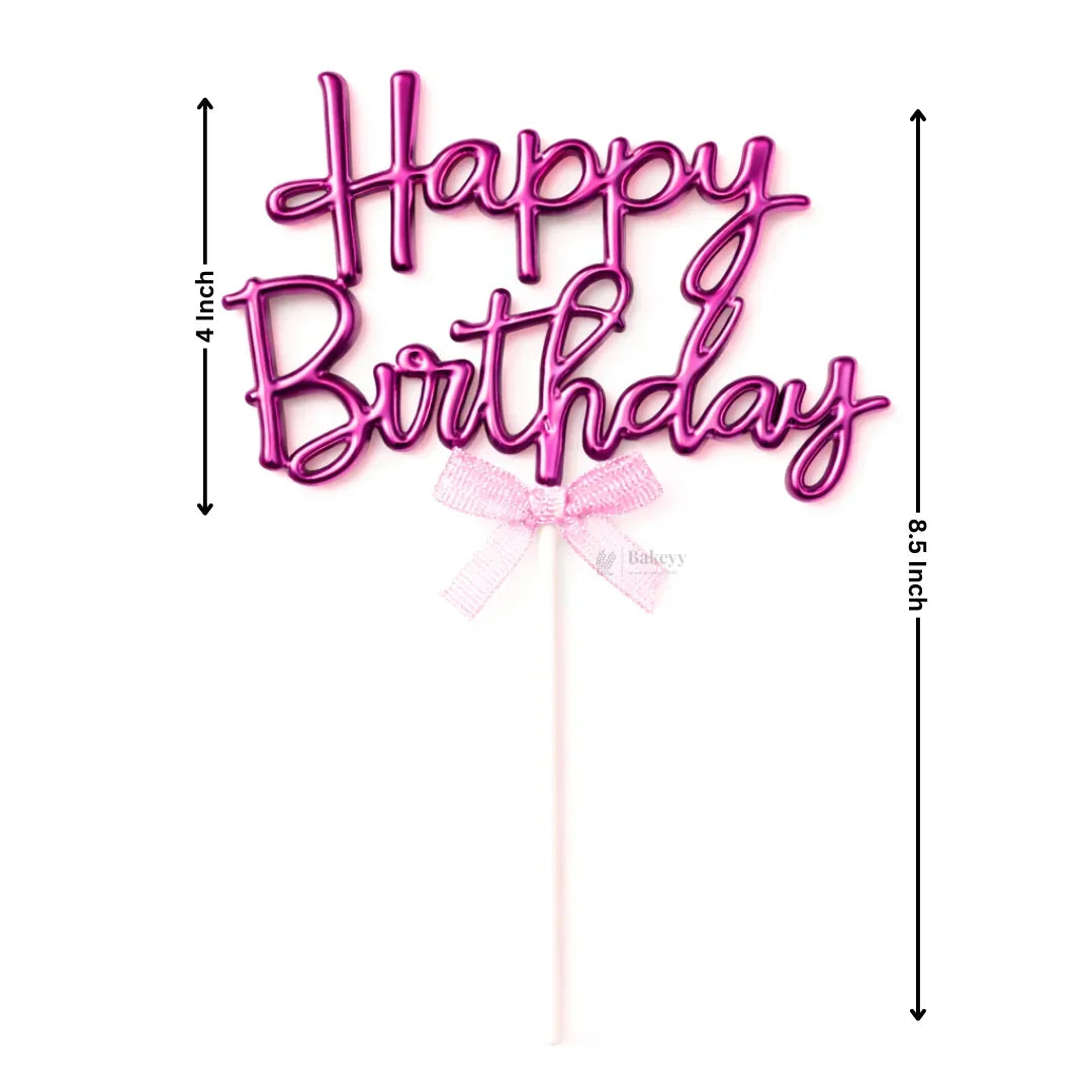 Happybirthdaycaketoppers-Pink_3 - Bakeyy.com
