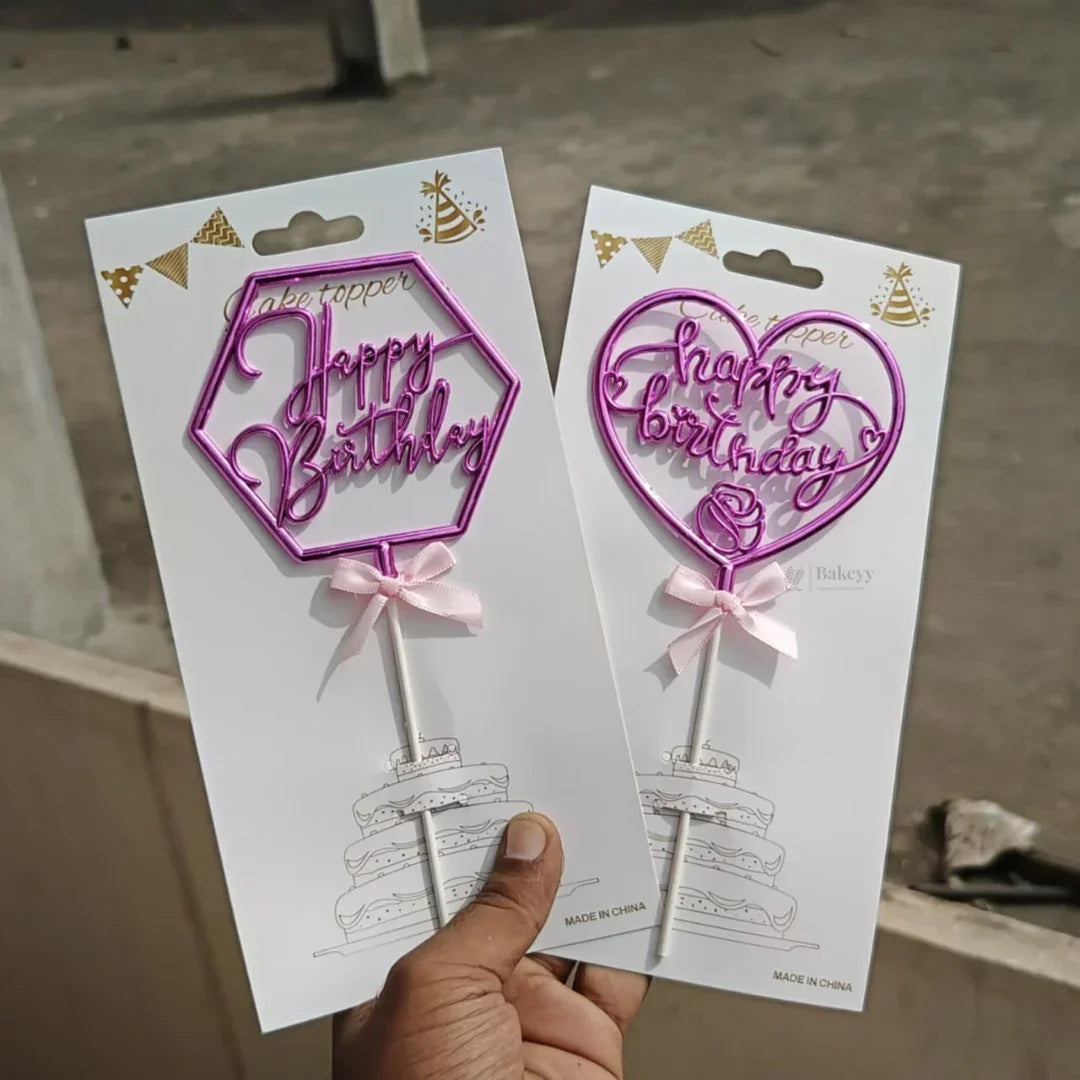 Happybirthdaycaketoppers-Pink_9 - Bakeyy.com
