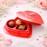 Heart-Shaped Valentine Gift Box | Decorative Chocolate & Dessert Packaging Box | Cavity Chocolate Box | Pack of 10