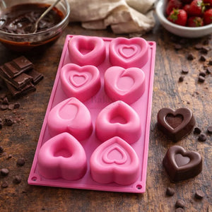 HeartShapeSiliconeChocolateMould_8Cavity_1 - Bakeyy.com