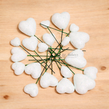 Heart Shape Faux Ball Cake Decor | Heart Shape Cake Topper | Pack of 20