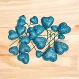 Heart Shape Faux Ball Cake Decor | Heart Shape Cake Topper | Pack of 20