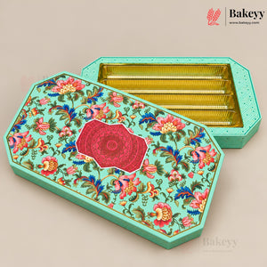 Printed Chocolate Gift Hamper Box with Golden Cavity | 4 Designs | Pack of 1