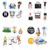 • Pack includes 6 different hobby/adult-themed designs
• Vibrant, high-resolution prints for a premium look
• Strong and safe sticks for easy placement on cakes
• Suitable for cakes, cupcakes, dessert tables &amp; displays
• Ready to use, no assembly required
• Ideal for adult birthdays, themed parties, corporate events &amp; hobby-based celebrations