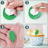 Veined Leaf Plunger Cutters|Set of 3 (Small, Medium, Large)| For Cake Decorating, Fondant, and Cookie Molds - Bakeyy.com - India - Veined Leaf Plunger Cutters|Set of 3 (Small, Medium, Large)| For Cake Decorating, Fondant, and Cookie Molds - Default Title