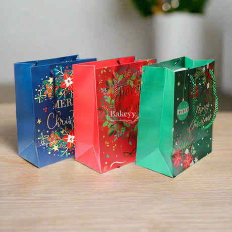 Christmas Window Hamper Gift Bags – Pack of 12 (40x29x14cm & 32x26x12cm): Perfect for Holiday Gifting - Bakeyy.com - India - Christmas Window Hamper Gift Bags – Pack of 12 (40x29x14cm & 32x26x12cm): Perfect for Holiday Gifting - Large