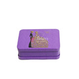 Purple Rectangle Empty Decorative Tin Box | Gift Box | Chocolate Box | Sweet Box | Jewellery Box | Luxury Box | Pack of 8