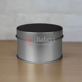 Pack of 12 | Silver Round Empty Decorative Tin Box | Gift Box | Chocolate Box | Sweet Box | Jewellery Box | Luxury Box - Bakeyy.com - India - Pack of 12 | Silver Round Empty Decorative Tin Box | Gift Box | Chocolate Box | Sweet Box | Jewellery Box | Luxury Box - Pack of 12