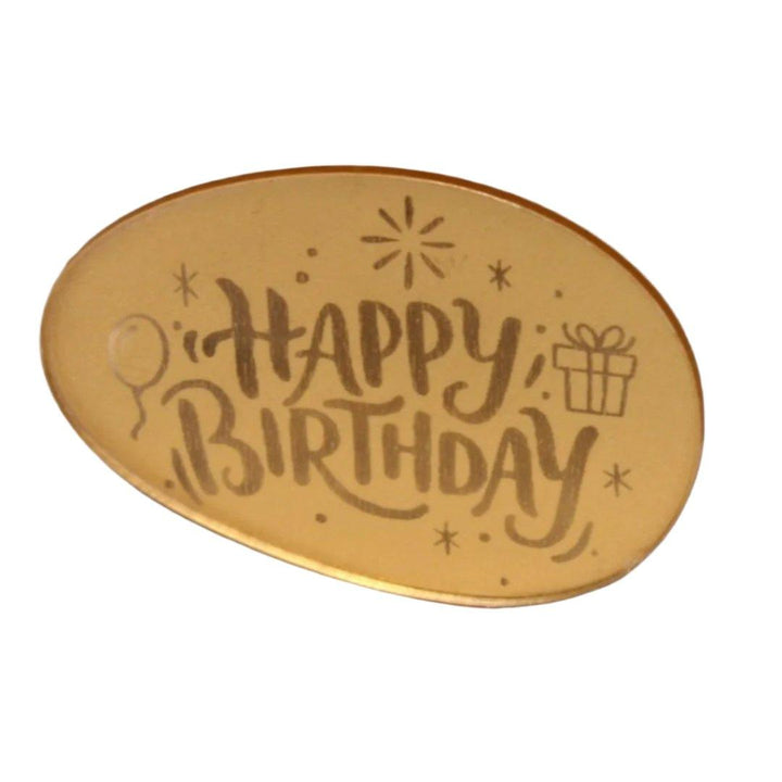 Coin Happy Birthday Topper | Gold Color | Pack Of 5 | - Bakeyy.com - India - Coin Happy Birthday Topper | Gold Color | Pack Of 5 | - Default Title