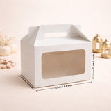 Iftari Meal Box with Transparent Window | 2 Size Options Available | Pack of 25