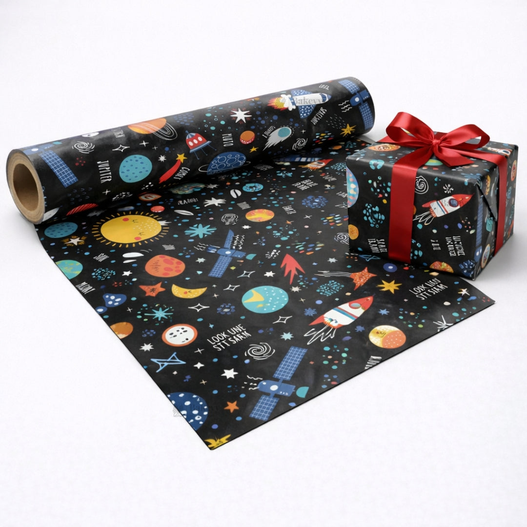 Illustrated Gift Wrapping Paper | Multiple Designs Available | Pack of 25 Sheets