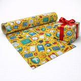 Illustrated Gift Wrapping Paper | Multiple Designs Available | Pack of 25 Sheets