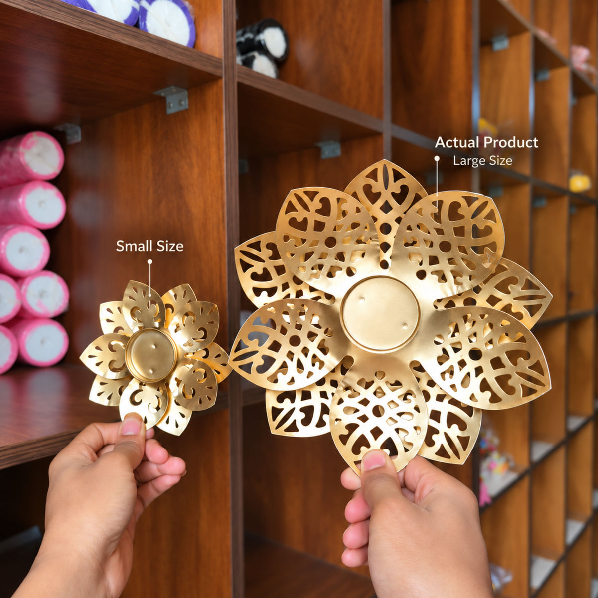 8 Inch | Large Jali Design Candle Holder | 1 Piece