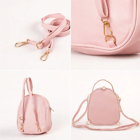 Kids Glitter Unicorn & Rainbow Mini Backpack | Detachable Shoulder Strap | Multiple Color Options | Pack of 1