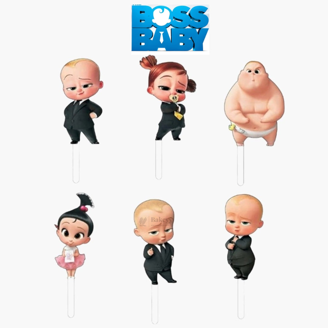 Kids Movies & Shows Cake Toppers | Birthday Party Decor | Birthday Cake Decor | Pack of 6