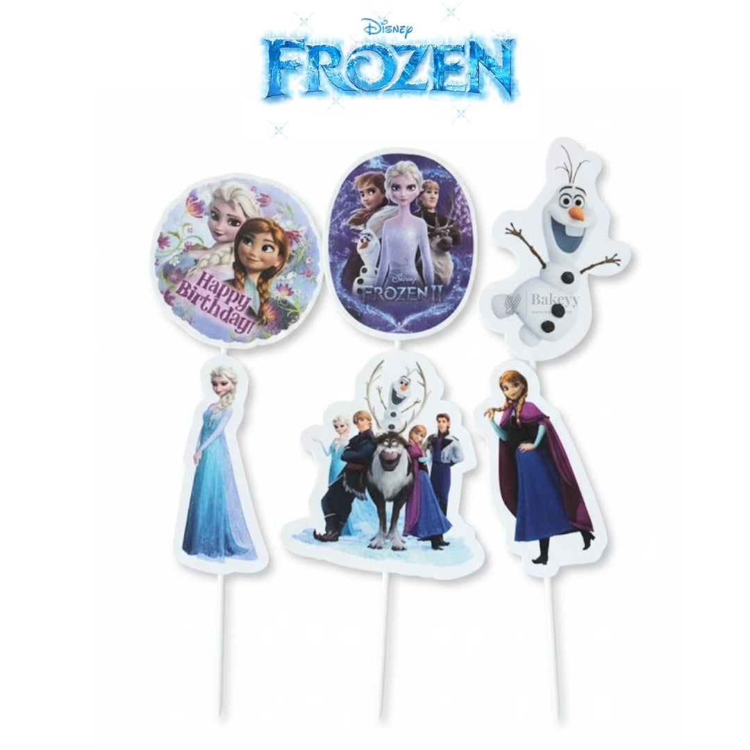 Kids Movies & Shows Cake Toppers | Birthday Party Decor | Birthday Cake Decor | Pack of 6