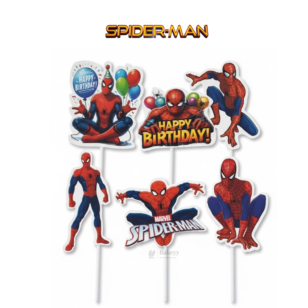 Kids Movies & Shows Cake Toppers | Birthday Party Decor | Birthday Cake Decor | Pack of 6