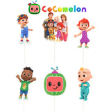 Kids Movies & Shows Cake Toppers | Birthday Party Decor | Birthday Cake Decor | Pack of 6