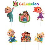 Kids Movies & Shows Cake Toppers | Birthday Party Decor | Birthday Cake Decor | Pack of 6