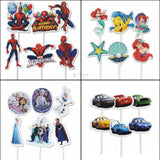 Kids Movies & Shows Cake Toppers | Birthday Party Decor | Birthday Cake Decor | Pack of 6