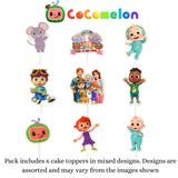 Kids Movies & Shows Cake Toppers | Birthday Party Decor | Birthday Cake Decor | Pack of 6