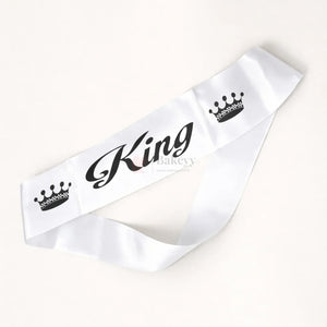 King_Party_Celebration_Satin_Sash_Birthday_Bachelor_Party_Crown_Sash_1 - Bakeyy.com