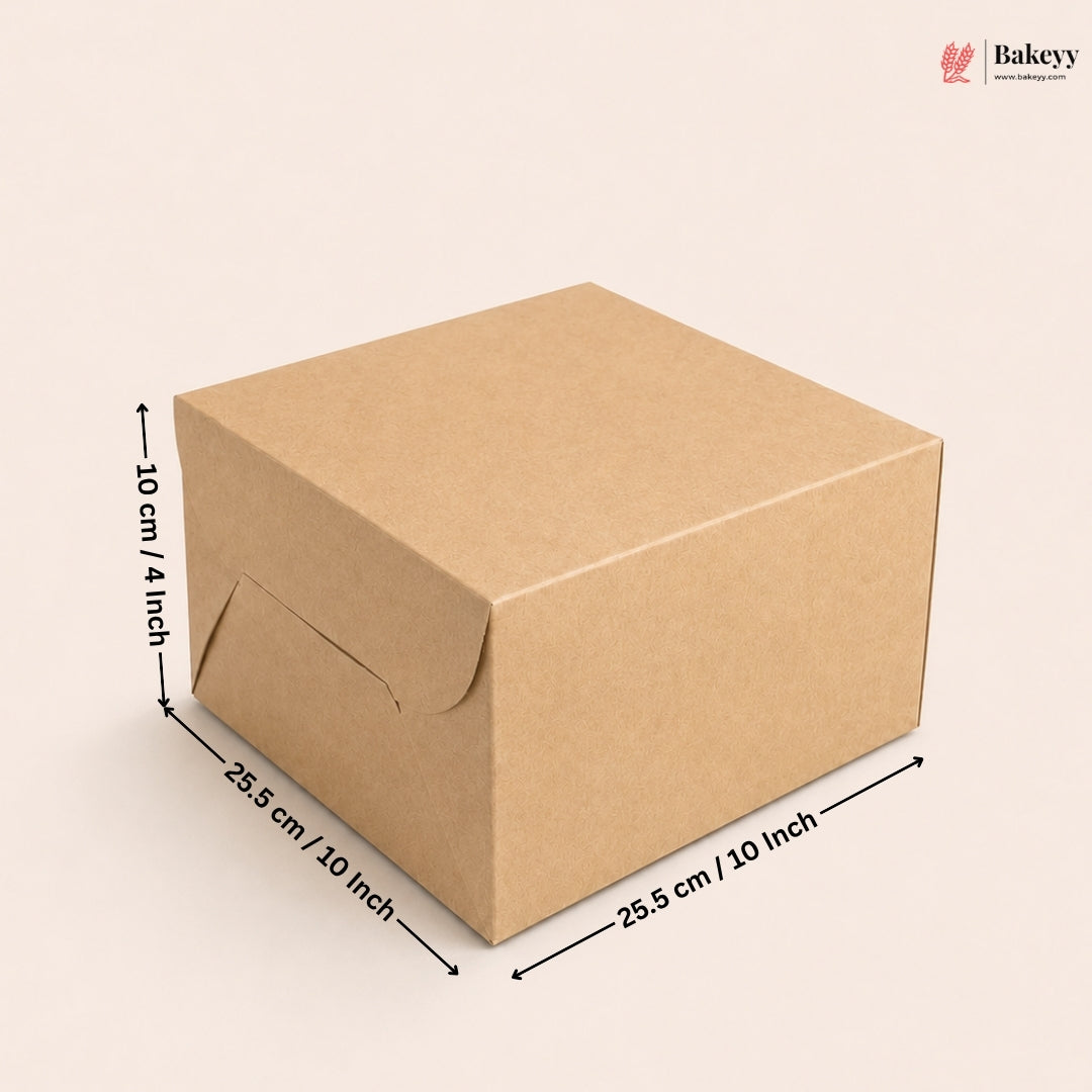 Kraft Paper Cake Box | Pack of 25