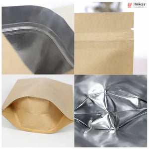 Kraft_Ziplock_Pouch_With_Silver_Foiling_1 - Bakeyy.com