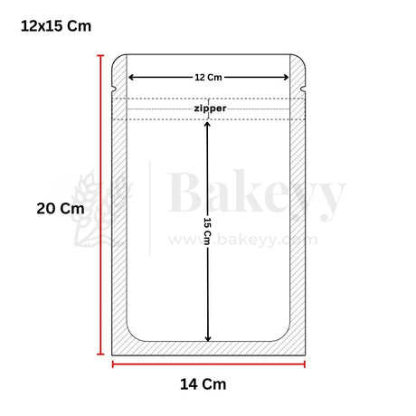 Measurement chart of a rectangular package with dimensions labeled