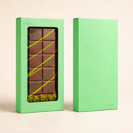 Kunafa Chocolate Box with Window | Premium Bar Packaging Box | Multiple Colors Available | Pack of 25