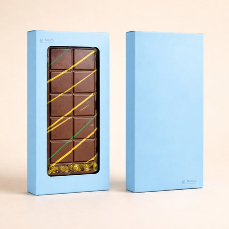 Kunafa Chocolate Box with Window | Premium Bar Packaging Box | Multiple Colors Available | Pack of 25