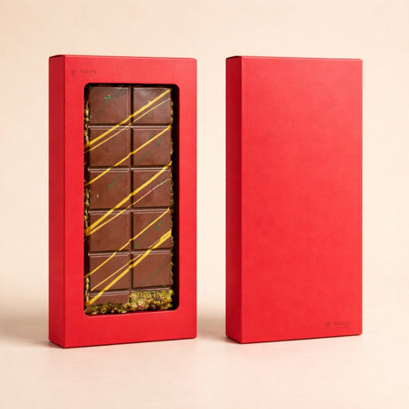 Kunafa Chocolate Box with Window | Premium Bar Packaging Box | Multiple Colors Available | Pack of 25