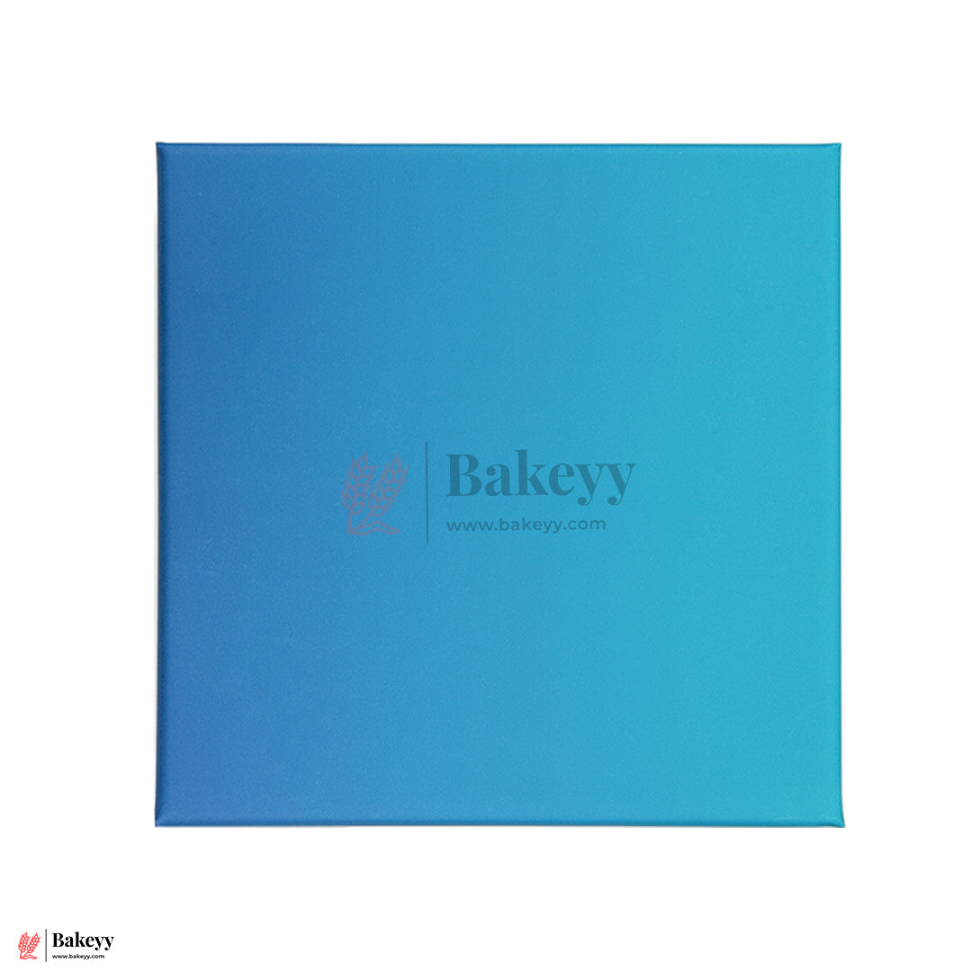 25x25x10 cm | Large Premium Royal Blue Glitter Finish Rigid Hamper Box| Pack Of 1