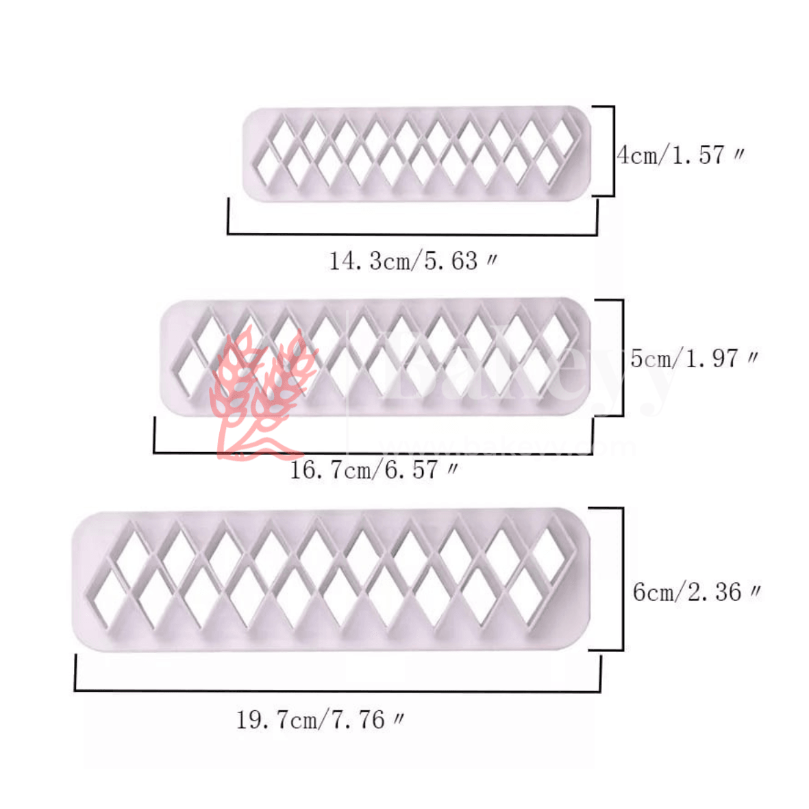 Lattice Cutter Set – Perfect for Pies, Fondant, and Pastry Decoration - Bakeyy.com - India - Lattice Cutter Set – Perfect for Pies, Fondant, and Pastry Decoration - Default Title