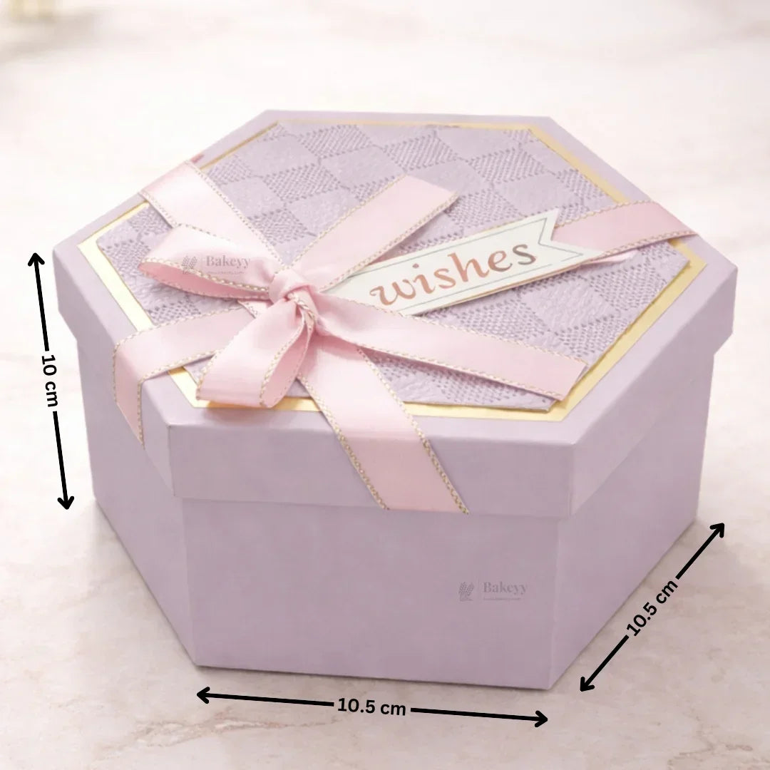 Lavender_Hexagon_Gift_Box_with_Ribbon7 - Bakeyy.com