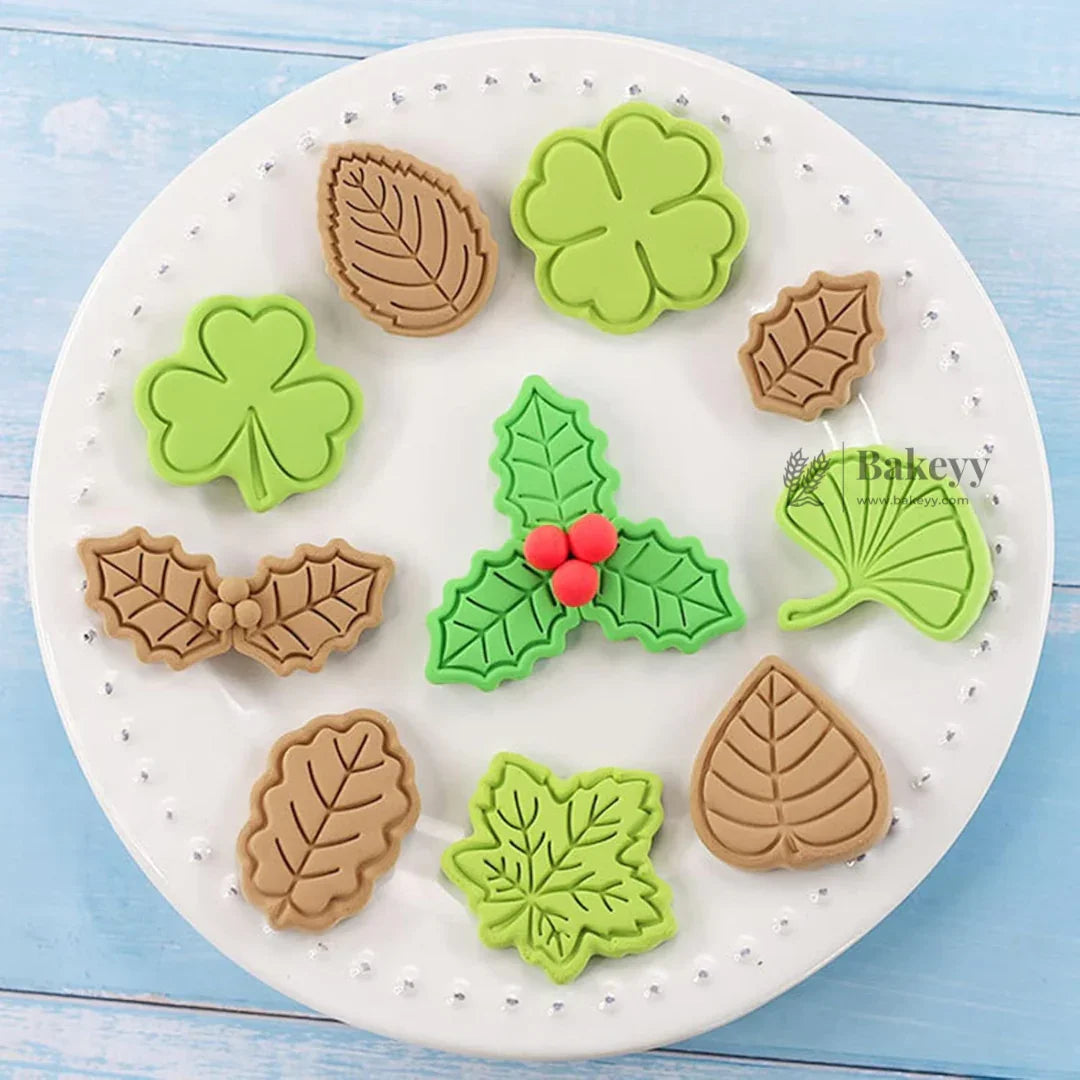Leaf_Design_Cookie_Cutter_Embosser_Set_8_Piece2 - Bakeyy.com