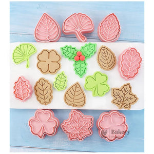 Leaf_Design_Cookie_Cutter_Embosser_Set_8_Piece_3 - Bakeyy.com