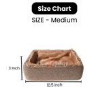 Premium Champagne Gold Embellished Hamper | Elegant Square Gifting Basket - Bakeyy.com - India - Premium Champagne Gold Embellished Hamper | Elegant Square Gifting Basket - Extra Small