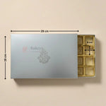 LuxuryFlexibleChocolateGiftBoxwithGoldTray24CavityFestive_WeddingPackagingPackof10_1 - Bakeyy.com